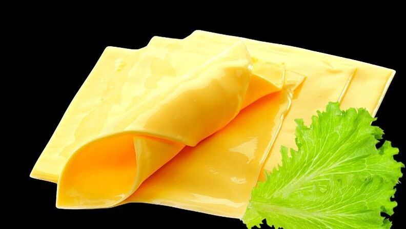 Le fromage fondu est interdit dans le régime kéfir